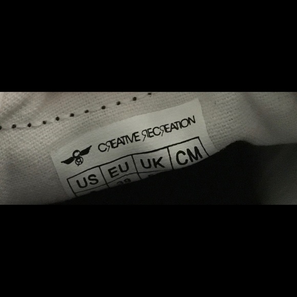 CREATIVE RECREATION BLACK /WHITE  SHOES NWOT - Picture 8 of 8